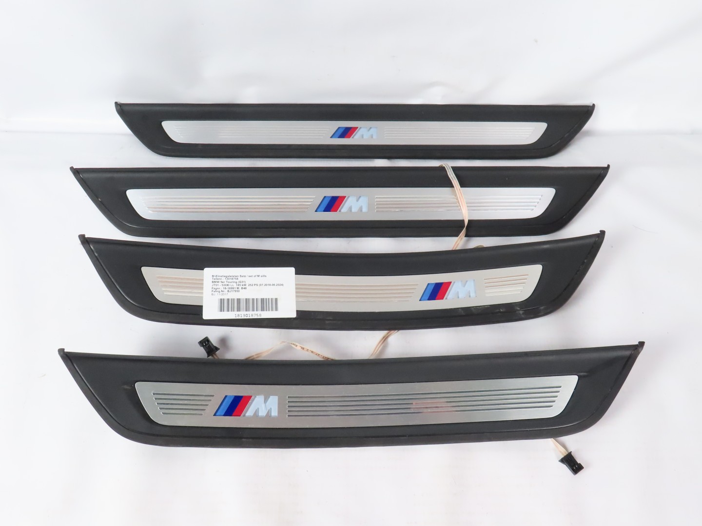 Peça - Conjunto De Rodapés M Seminovo/ Original Bmw 5 (G30, F90)/Bm